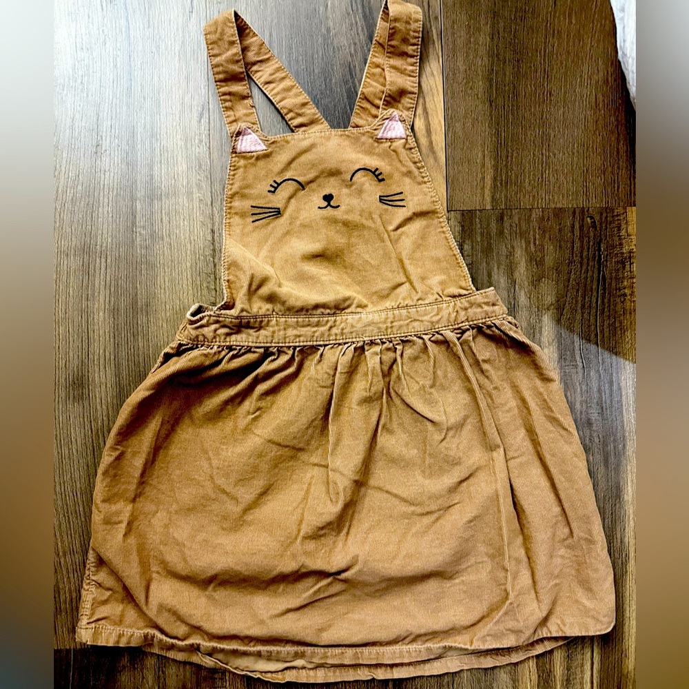 Little girl H&M bunny overall dress